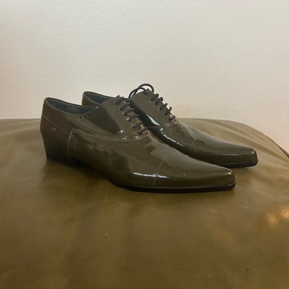 Prada - Miu Miu Pointed Green Shoes size 38